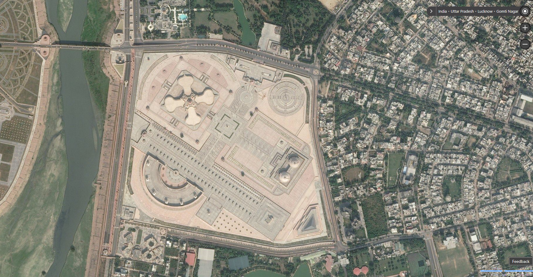 Ambedkar Memorial Park on Bing Maps