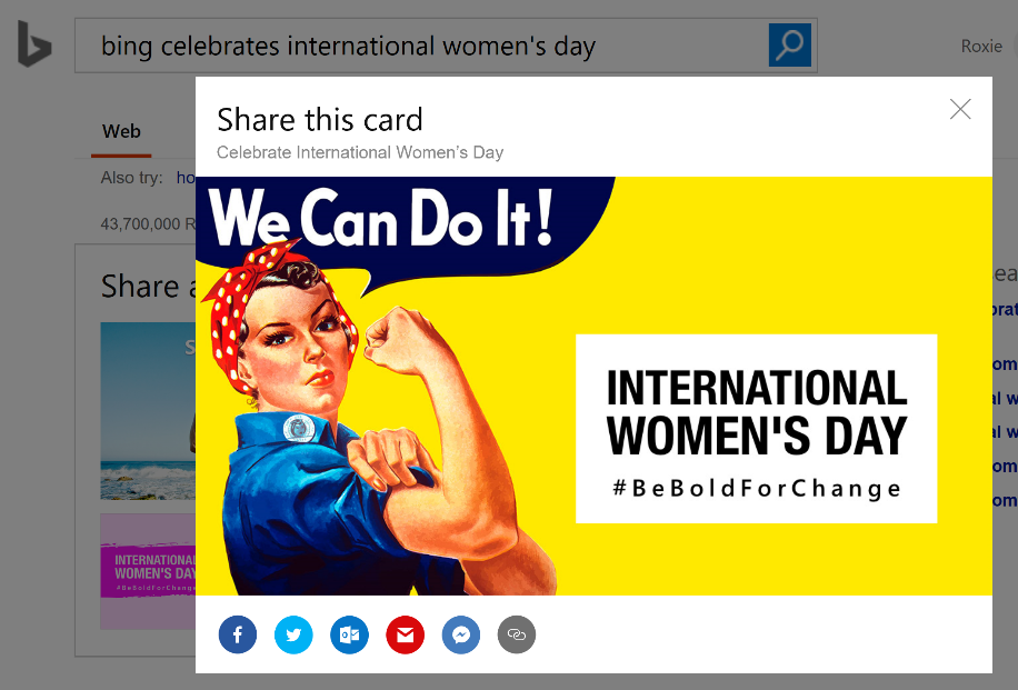 International Women's Day - Share this card
