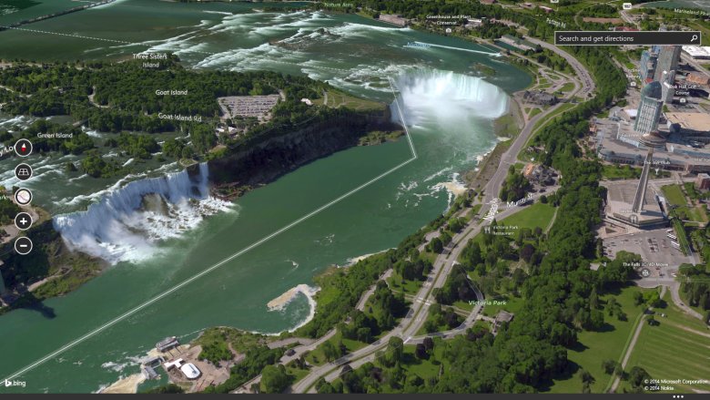 3D imagery of Niagara Falls