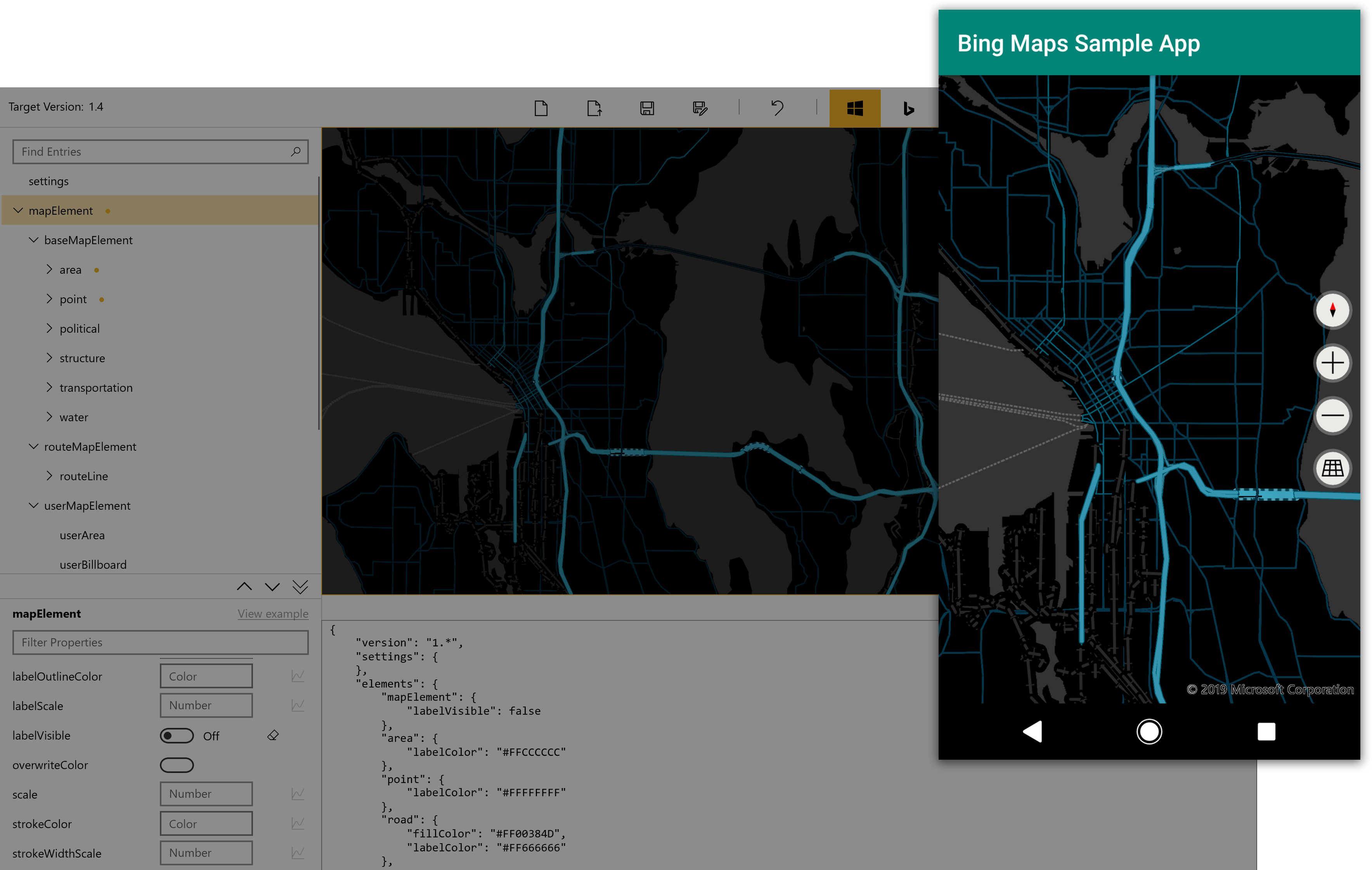 Maps Style Editor