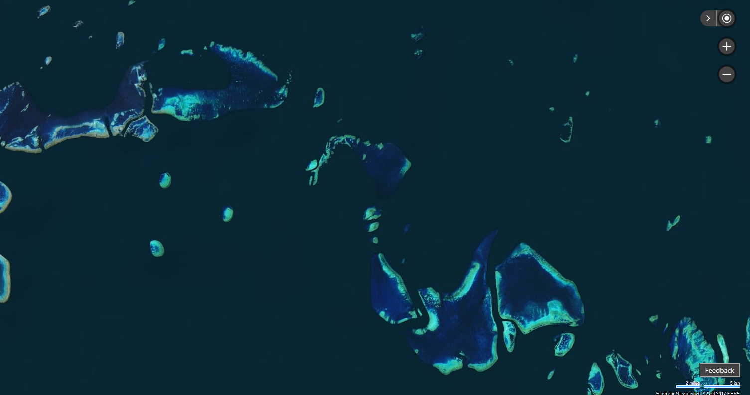 Great Barrier Reef on Bing Maps