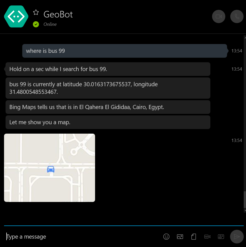GeoBot Screenshot
