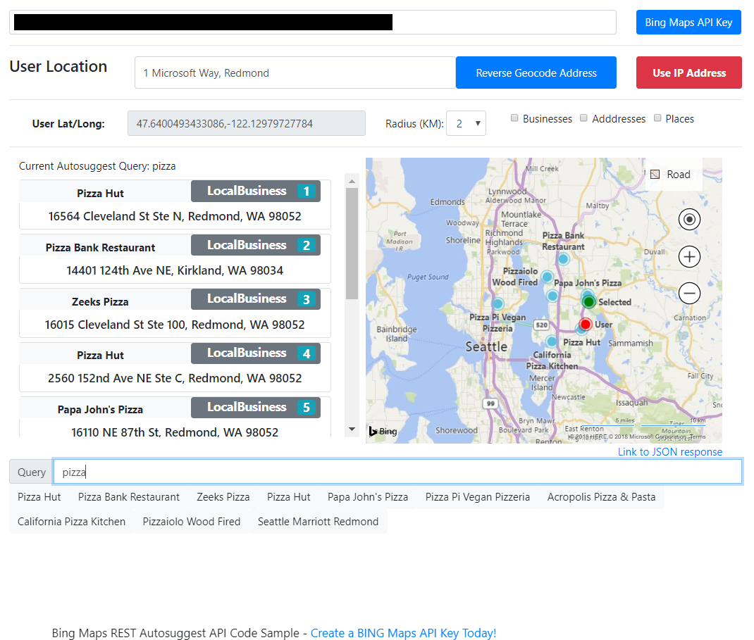 Bing Maps Autosuggest Api Ga Release Maps Blog