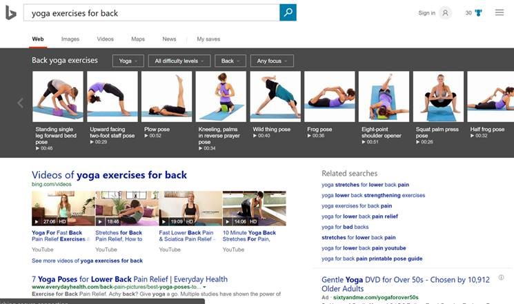 Yoga exercises for back