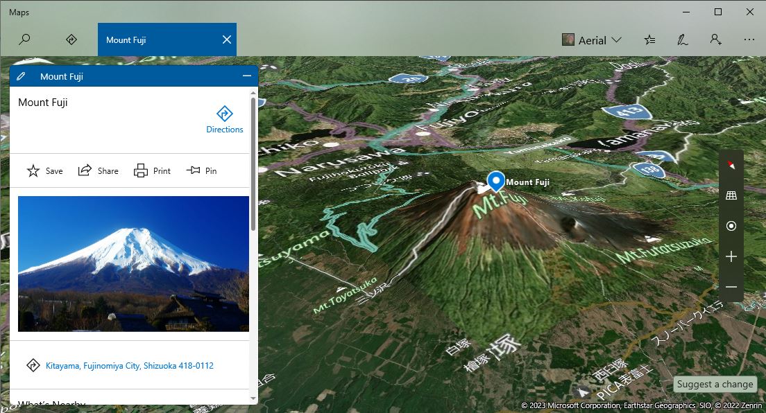 Bing Maps Japan imagery