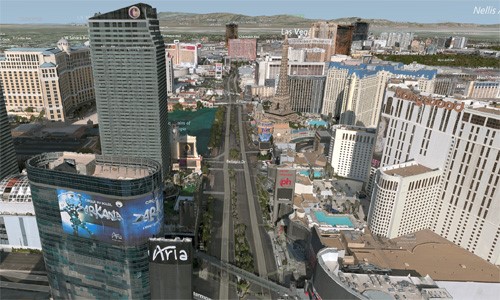 "The Strip” in Las Vegas, NV