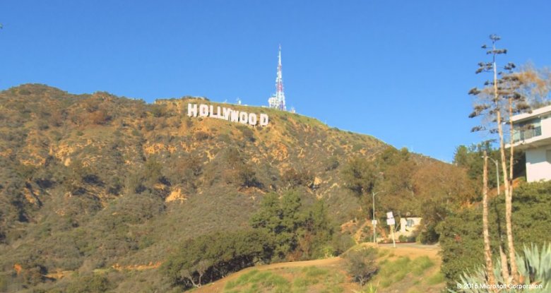 Hollywood Sign Streetside