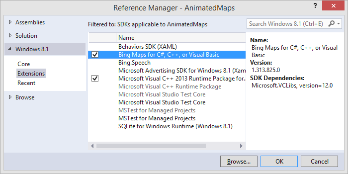 Screenshot: Reference Manager