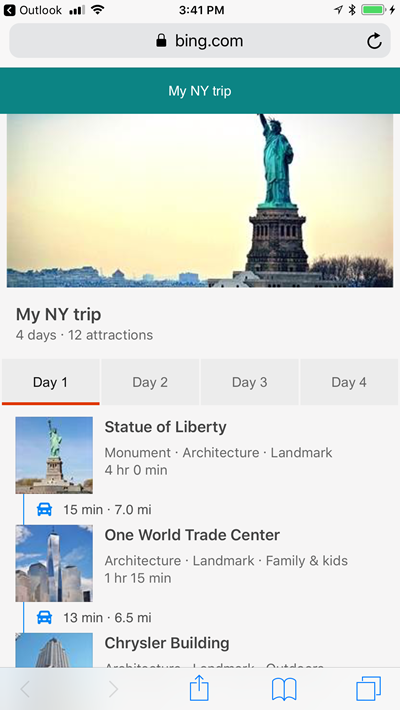 Plan your next trip - Customize Bing itineraries to make them your own ...